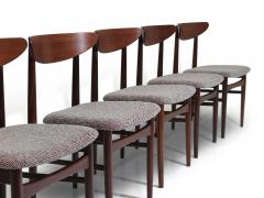  Skovby M belfabrik Six Danish Teak Dining Chairs by E W Bach - 3336780