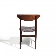  Skovby M belfabrik Six Danish Teak Dining Chairs by E W Bach - 3336785