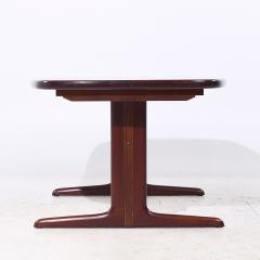  Skovby M belfabrik Skovby Mid Century Danish Rosewood Hidden Leaf Dining Table with 2 Leaves - 4201956
