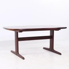  Skovby M belfabrik Skovby Mid Century Danish Rosewood Hidden Leaf Dining Table with 2 Leaves - 4201958
