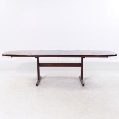  Skovby M belfabrik Skovby Mid Century Danish Rosewood Hidden Leaf Dining Table with 2 Leaves - 4201961