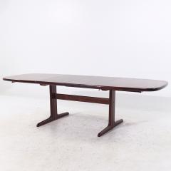  Skovby M belfabrik Skovby Mid Century Danish Rosewood Hidden Leaf Dining Table with 2 Leaves - 4201963