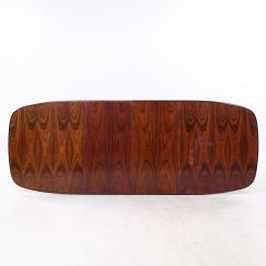  Skovby M belfabrik Skovby Mid Century Danish Rosewood Hidden Leaf Dining Table with 2 Leaves - 4201964