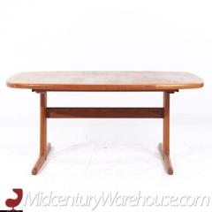  Skovby M belfabrik Skovby Mid Century Teak Hidden Leaf Dining Table with 2 Leaves - 3623585