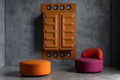  Somop Edition Somop Wardrobe in Orange Molded Plastic France 1970s - 4375001