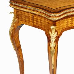  Sormani A Napoleon III parquetry card table by Sormani - 2426065