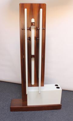  Sormani Italian Modernist Lacquered Walnut and Plastic Coat Stand by Luigi Sormani - 2700856