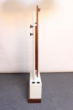  Sormani Italian Modernist Lacquered Walnut and Plastic Coat Stand by Luigi Sormani - 2700860