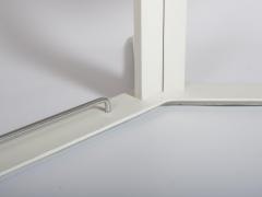  Sormani Minimalist Desk Produced by Sormani Cherry Wood and Metal c 1950 - 4512313