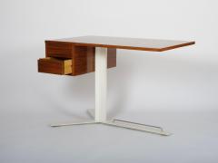 Sormani Minimalist Desk Produced by Sormani Cherry Wood and Metal c 1950 - 4512355