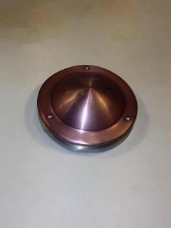  Soundrite Corp Amazing Pair of Art Moderne Anodized Spun Aluminum Lamps - 452601