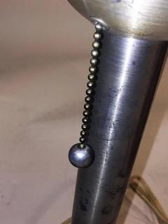  Soundrite Corp Amazing Pair of Art Moderne Anodized Spun Aluminum Lamps - 452604