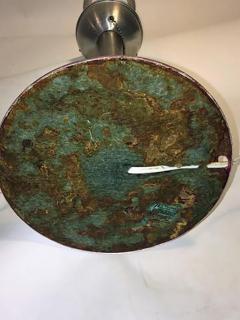  Soundrite Corp Amazing Pair of Art Moderne Anodized Spun Aluminum Lamps - 452605