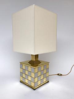  Spadafora Pair of Brass and Chrome Lamps by Spadafora Italy 1970s - 522030