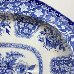  Spode Copeland Garrett Late Spode Blue and White Filigree Pattern Platter - 3060116