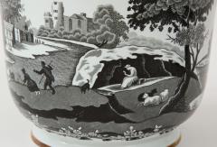  Spode Pair of Spode Black and White Cachepots - 1136737