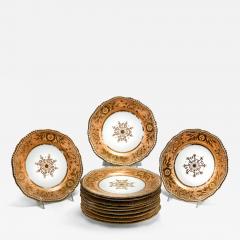  Spode Set of Twelve Porcelain Dessert Plates - 4456957