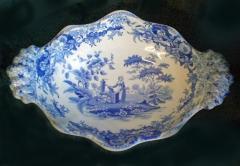  Spode Spode Blue and White Footed Dessert Compote - 1691412