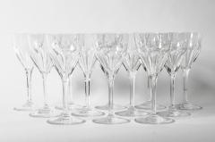  St Louis Crystal Vintage Saint Louis Crystal Wine Water Glassware Set - 153116