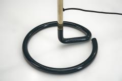  Stablet Tubular Metal and Brass Floor Lamp by Stablet France ca 1950s - 4776439