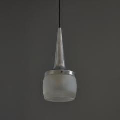  Staff Leuchten 1960s Large Staff Leuchten Pendant Lamp in Glass and Nickel - 3829030