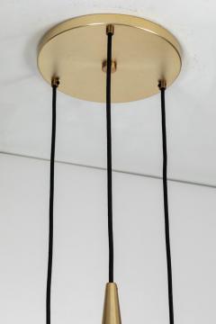  Staff Leuchten 1960s Staff Leuchten Large 3 Pendant Chandelier - 983385