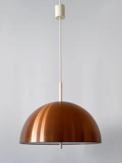  Staff Leuchten Elegant Mid Century Modern Copper Pendant Lamp by Staff Schwarz Germany 1960s - 2244953