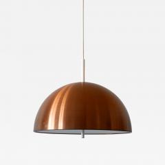  Staff Leuchten Elegant Mid Century Modern Copper Pendant Lamp by Staff Schwarz Germany 1960s - 2245371