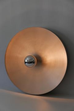  Staff Leuchten Huge Mid Century Modern Disc Sconce or Flush Mount by Staff Schwarz Germany - 2024046