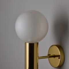  Staff Leuchten Pair of 1970s Motoko Ishii Opaline Glass Double Sconces for Staff Leuchten - 4281466