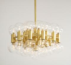  Staff Leuchten Rare Motoko Ishii for Staff Leuchten chandelier in Brass with 37 Globes - 3084240
