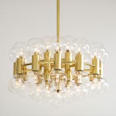  Staff Leuchten Rare Motoko Ishii for Staff Leuchten chandelier in Brass with 37 Globes - 3084242