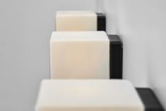 Staff Leuchten Set of Four Cube Wall Lamps by Staff Leuchten Germany ca 1960s - 4410463