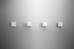  Staff Leuchten Set of Four Cube Wall Lamps by Staff Leuchten Germany ca 1960s - 4411100