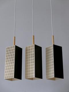  Staff Leuchten Set of Three Mid Century Modern Pendant Lamps by Staff Leuchten Germany 1960s - 3399416