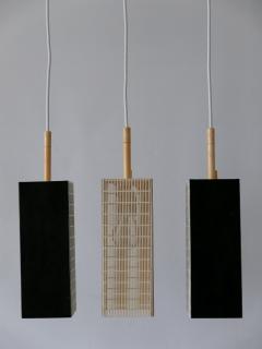  Staff Leuchten Set of Three Mid Century Modern Pendant Lamps by Staff Leuchten Germany 1960s - 3399422
