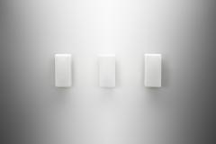  Staff Leuchten Set of Three Opaline Wall Lamps by Staff Leuchten Germany 1960s - 4349090