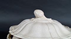  Staffordshire 18th Century Staffordshire Saltglaze Stoneware Soup Tureen Cover Stand - 1614223
