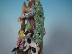  Staffordshire Staffordshire Pearlware Bocage Piper Figure - 1744841