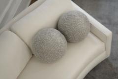  Stamford Modern Orb Accent Pillow in Grey Alpaca by Holly Hunt - 2397493