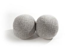  Stamford Modern Orb Accent Pillow in Grey Alpaca by Holly Hunt - 2397498