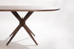  Stamford Modern Stamford Moderns Gazelle Dining Table in Walnut Oval Version - 2278031