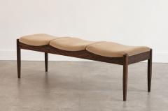 Stamford Modern Wave III Bench in Dark Walnut by Stamford Modern - 4743196