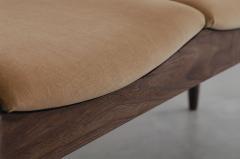  Stamford Modern Wave III Bench in Dark Walnut by Stamford Modern - 4743201