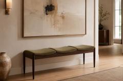  Stamford Modern Wave III Bench in Espresso Walnut by Stamford Modern - 4743042