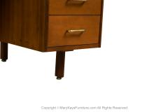  Standard Furniture Mid Century Walnut Large Executive Desk - 3413131