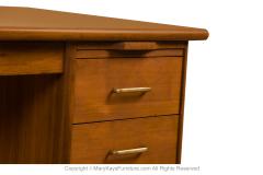  Standard Furniture Mid Century Walnut Large Executive Desk - 3413134