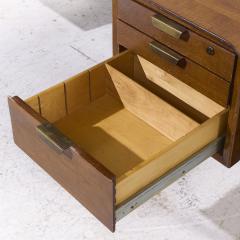  Standard Furniture Standard Furniture Mid Century Walnut Boomerang Executive Desk - 4130323