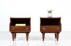  Stanley Furniture Mid Century Modern Sculpted Night Stands by Stanley Furniture - 2322209