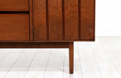  Stanley Furniture Mid Century Modern Walnut Credenza with Rosewood Inlaid by Stanley Furniture - 2605652